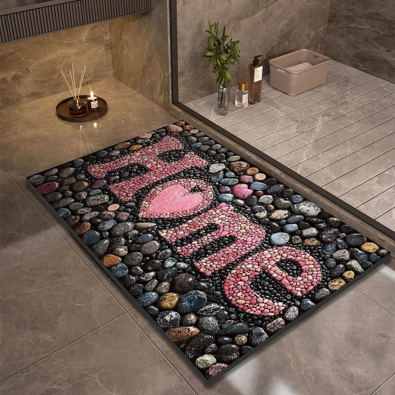 TAPIS DE BAIN AQUASOFT – Tapis de bain en terre de diatomée pour sécurité et confort