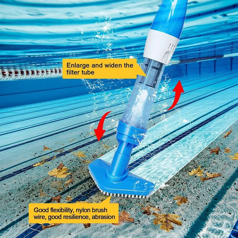 Cordless Pool Vacuum Cleaner with Telescopic Pole for Easy Pool Cleaning