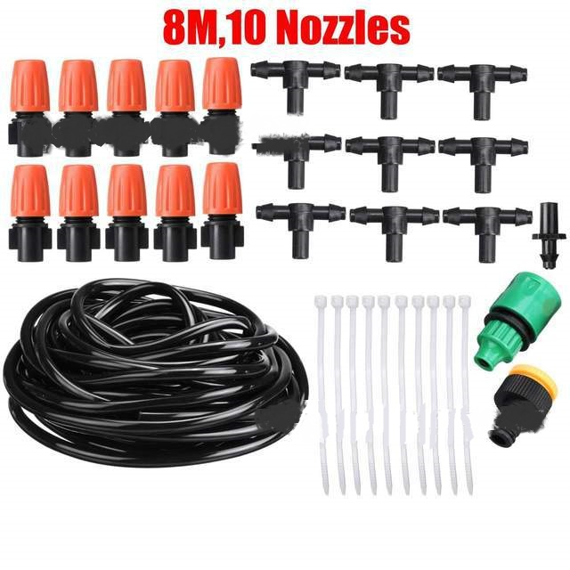 Automatic Drip Irrigation Kit for Gardens, Balconies and Greenhouses