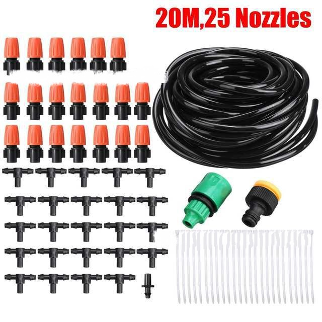 Automatic Drip Irrigation Kit for Gardens, Balconies and Greenhouses