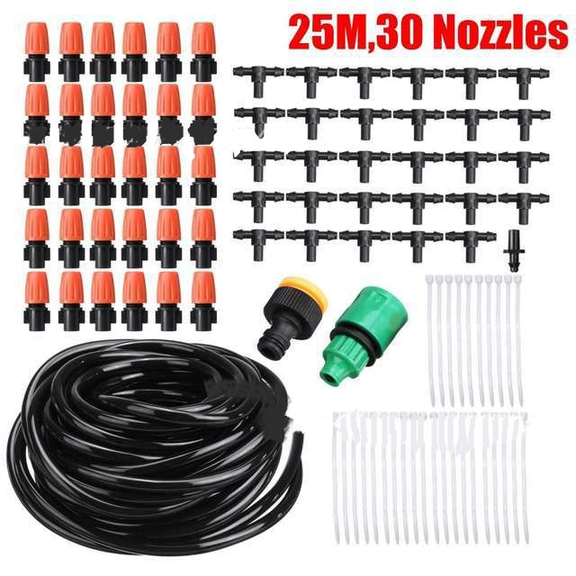 Automatic Drip Irrigation Kit for Gardens, Balconies and Greenhouses