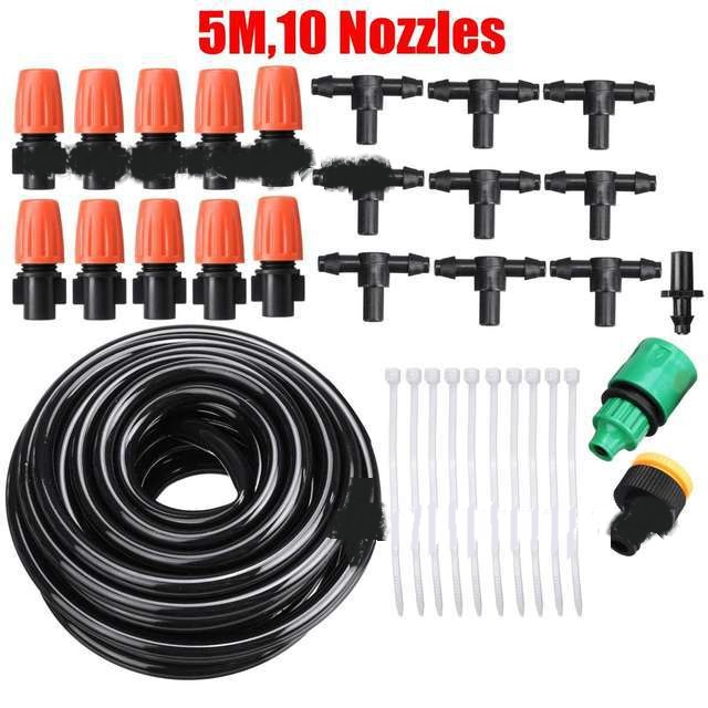 Automatic Drip Irrigation Kit for Gardens, Balconies and Greenhouses