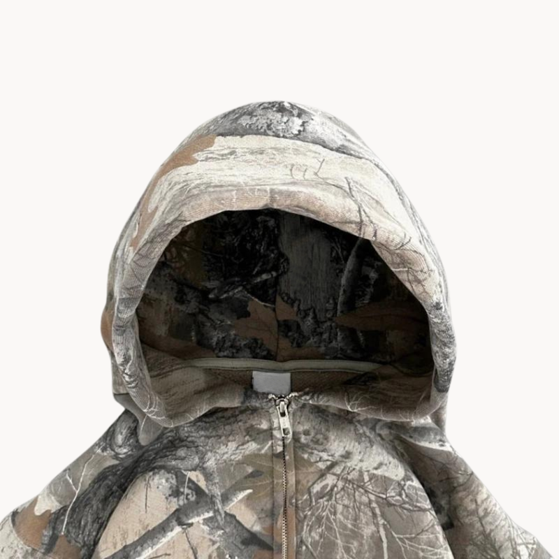Urban Camo Oversized Unisex Hoodie – Relaxed streetwear look