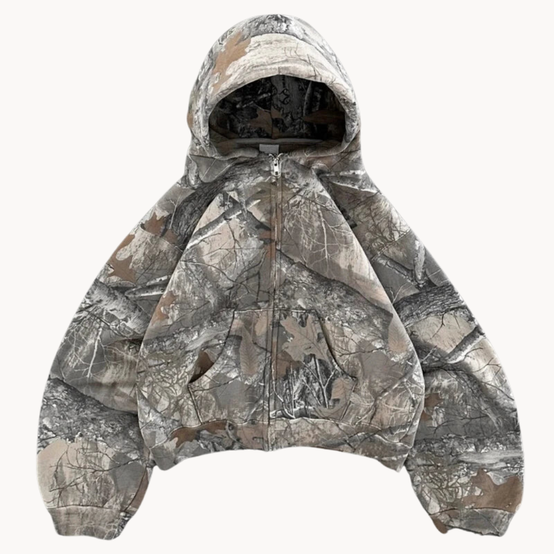 Urban Camo Oversized Unisex Hoodie – Relaxed streetwear look