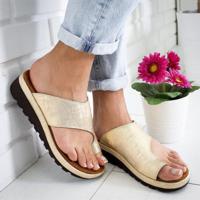 Ladies' Orthopaedic Comfort Sandals with Supportive Sole