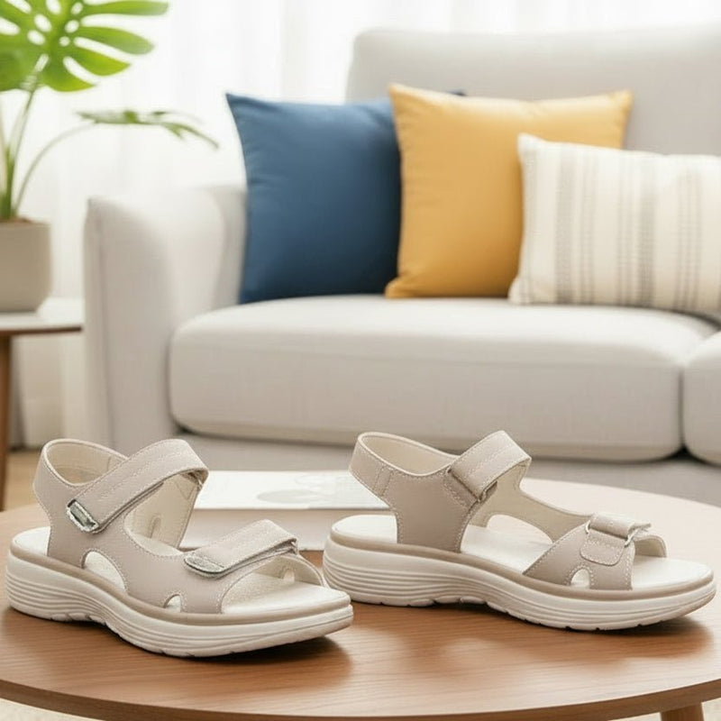 Women's Adjustable Orthopaedic Sandals with Supportive Comfort Footbed