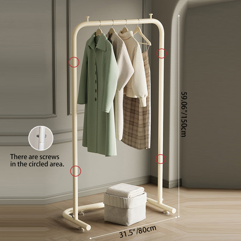 Freestanding Stainless Steel Clothes Rack