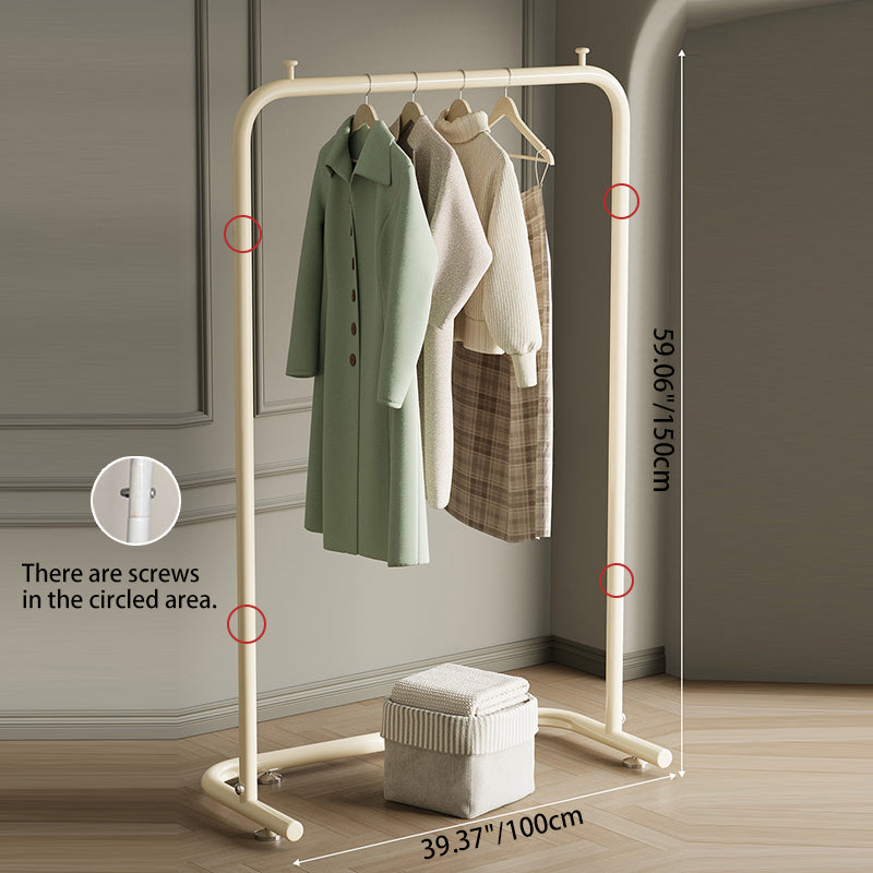 Freestanding Stainless Steel Clothes Rack