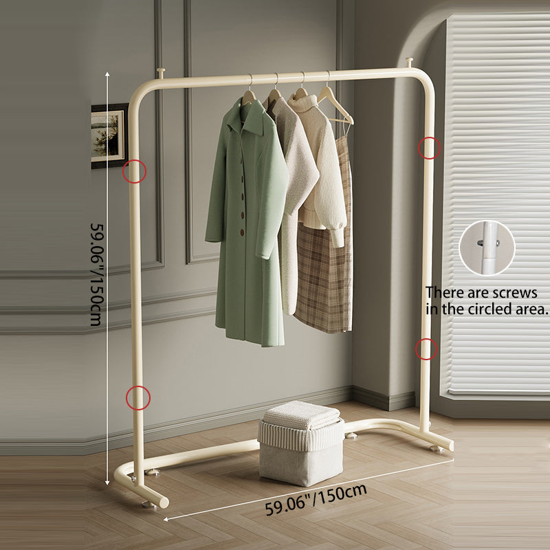 Freestanding Stainless Steel Clothes Rack