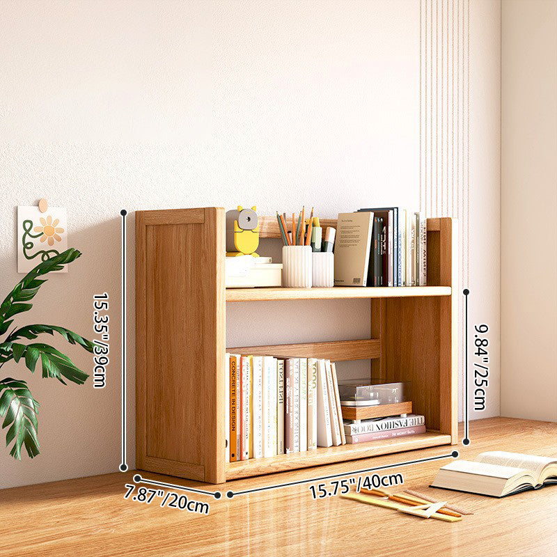 Bamboo Bookshelf with Optional Drawer and Two or Three Tiers