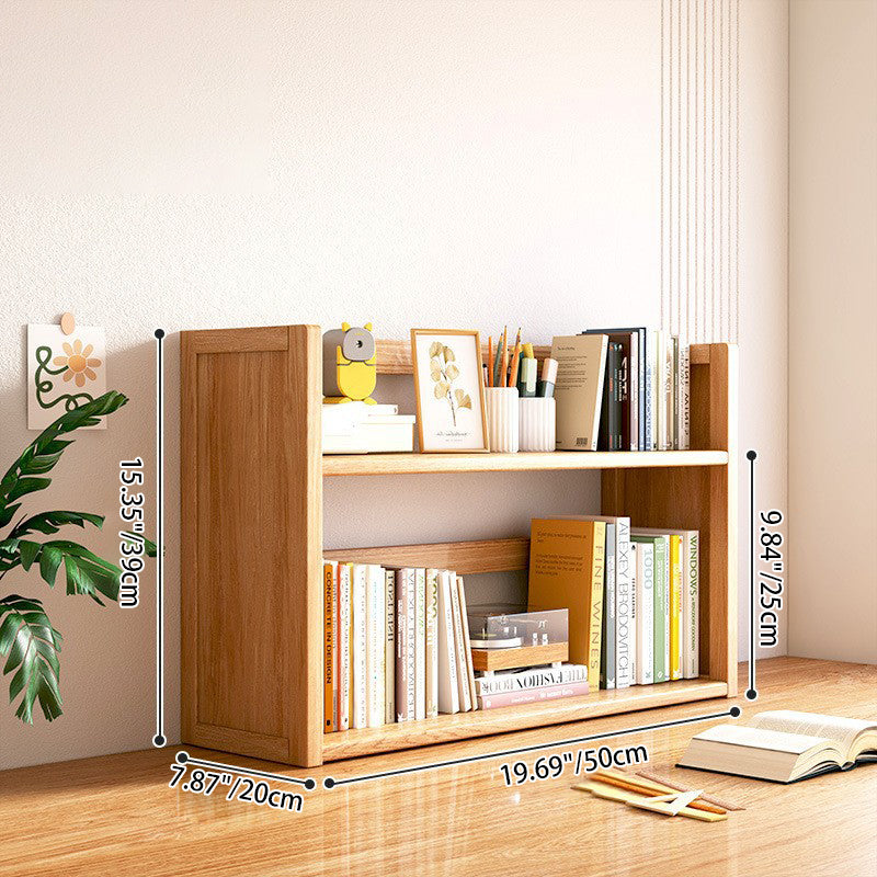 Bamboo Bookshelf with Optional Drawer and Two or Three Tiers