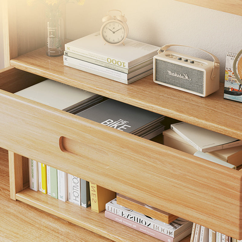 Bamboo Bookshelf with Optional Drawer and Two or Three Tiers