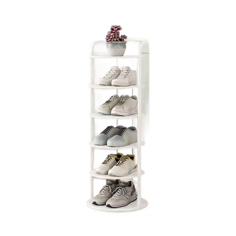Vertical Metal Shoe Rack with Multi-Tier Storage