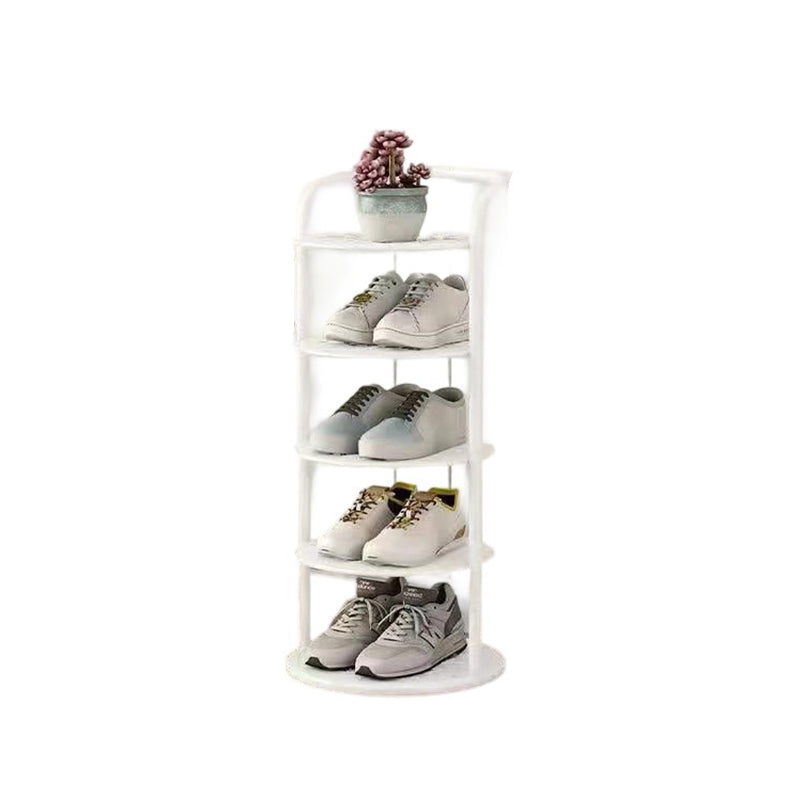 Vertical Metal Shoe Rack with Multi-Tier Storage