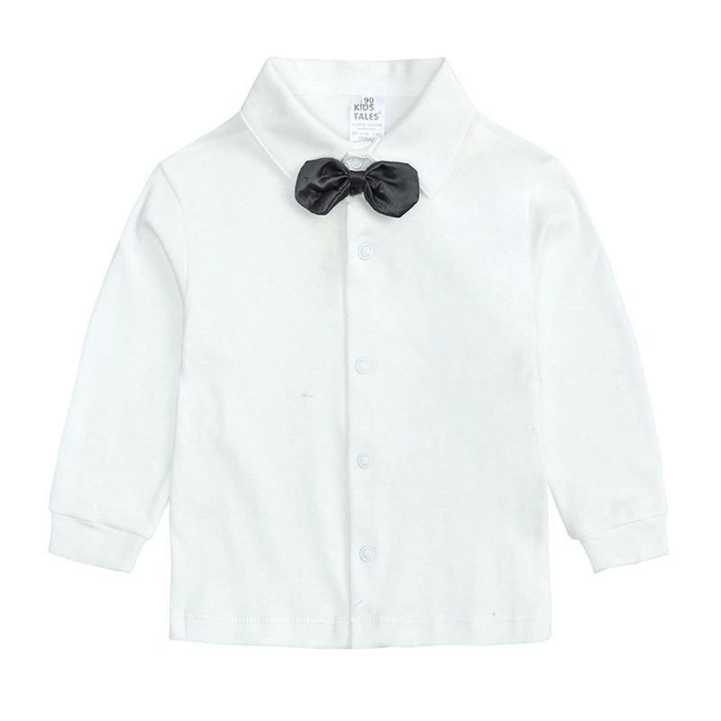 Boys' Outfit Set for Babies and Toddlers with Waistcoat and Bow Tie for Special Occasions