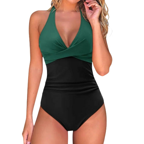 Corrective Ladies Swimsuit with Tummy Support and Push-Up Fit