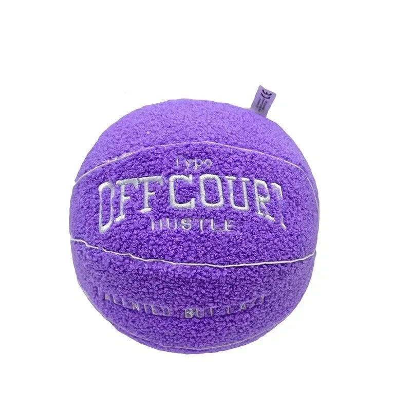 Plush Basketball Sports Decorative Cushion