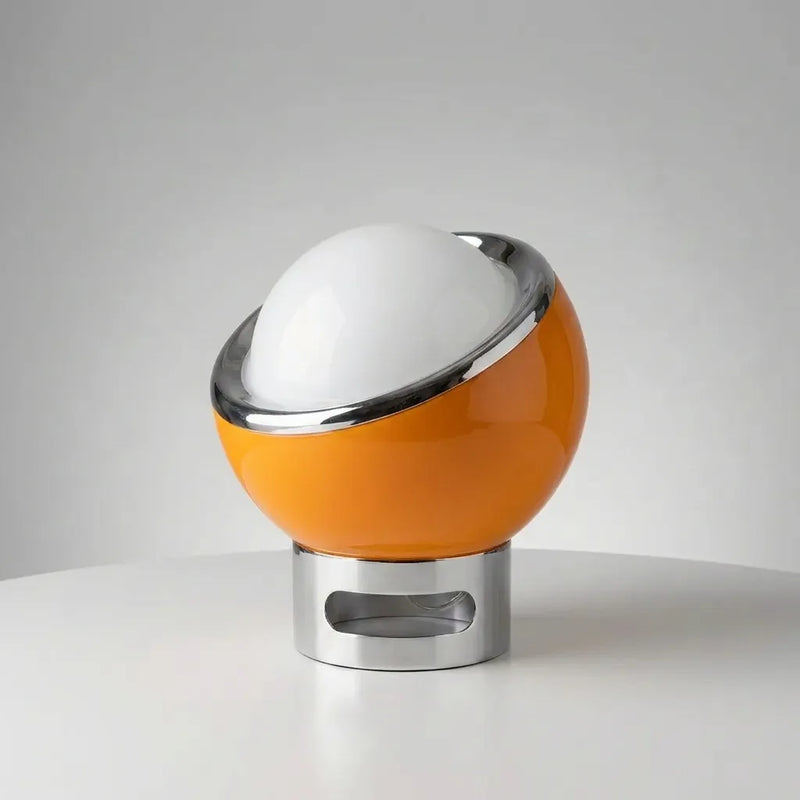 Aurelio Opal Glass Bauhaus Table Lamp