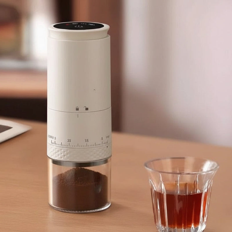 Rechargeable Electric Coffee Grinder with 38 Adjustable Grind Settings