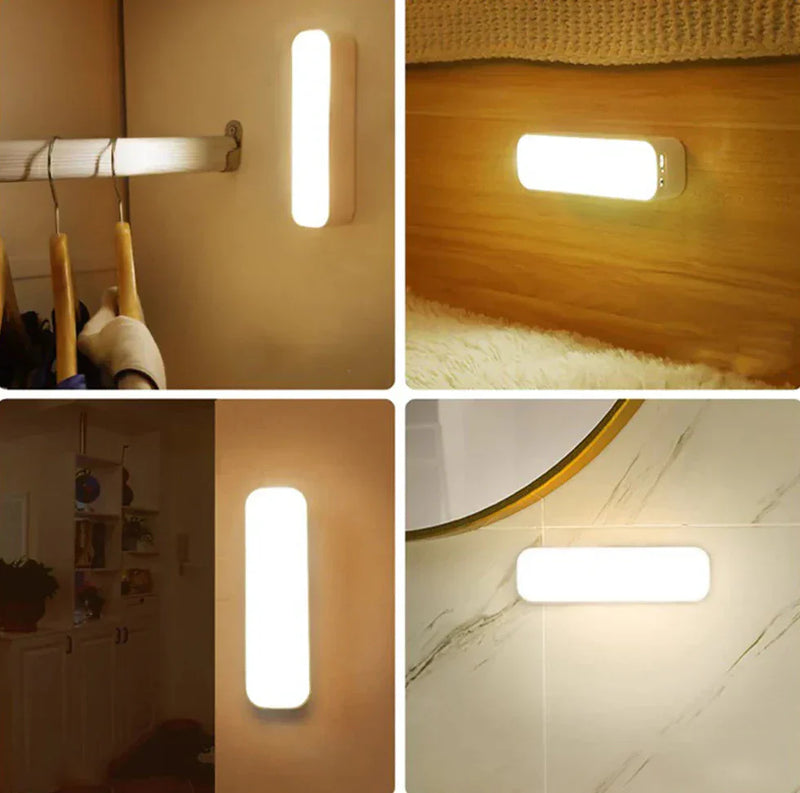 Wireless LED Wall Lamp with Motion Sensor – USB Rechargeable