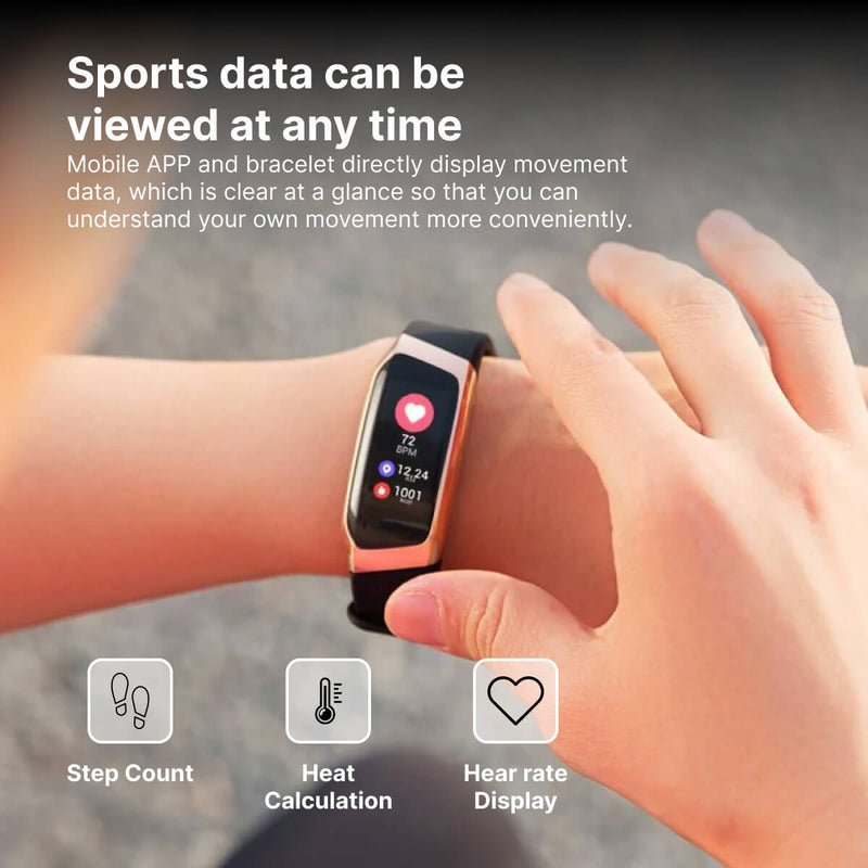 Smart Fitness Watch with Heart Rate Tracking
