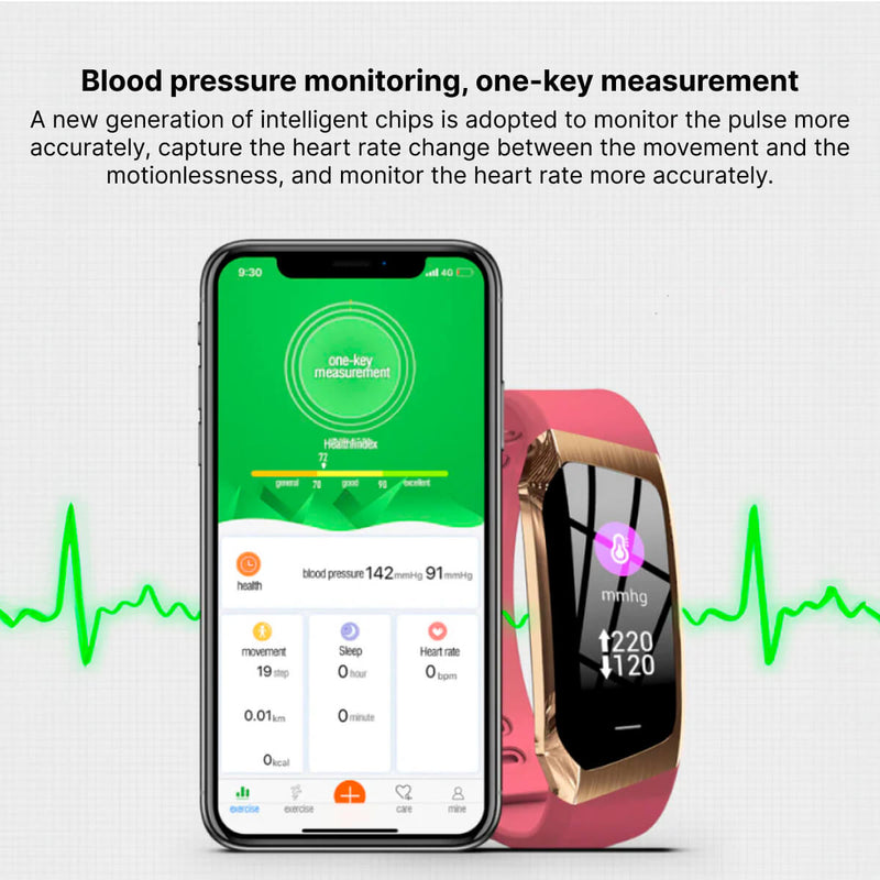 Smart Fitness Watch with Heart Rate Tracking