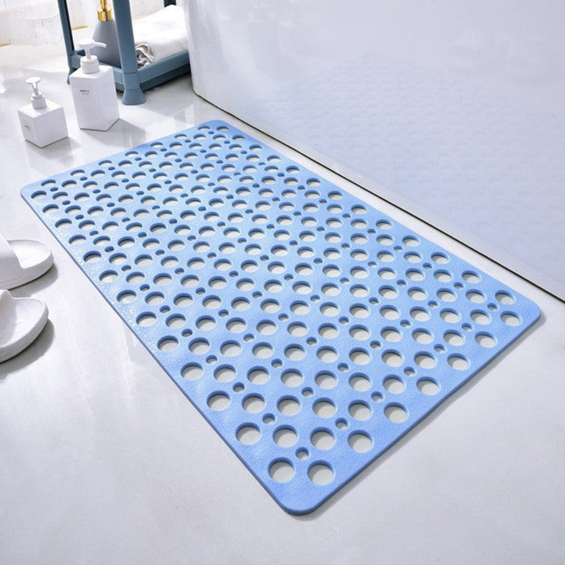 Non-Slip Shower Mat with Quick-Drain Perforated Design