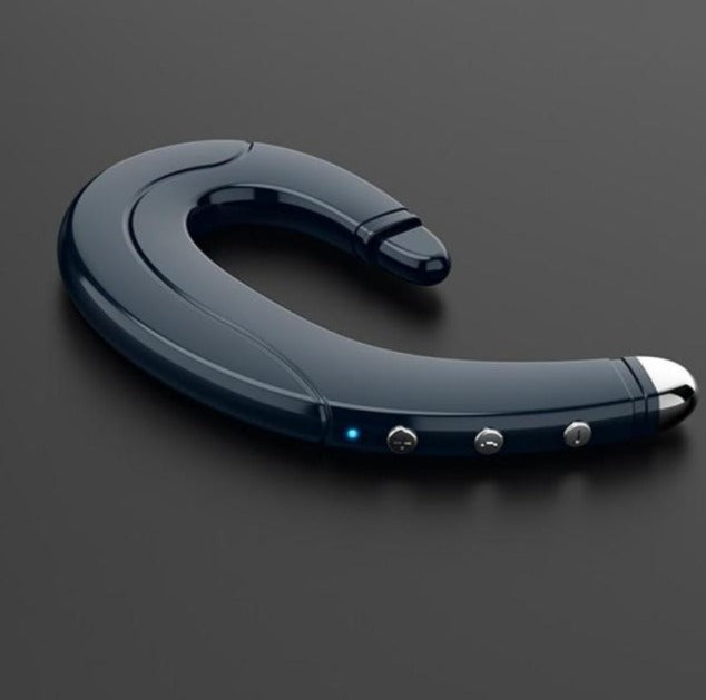 Open-Ear Bluetooth Earpiece with an Ear Hook and Rechargeable Battery