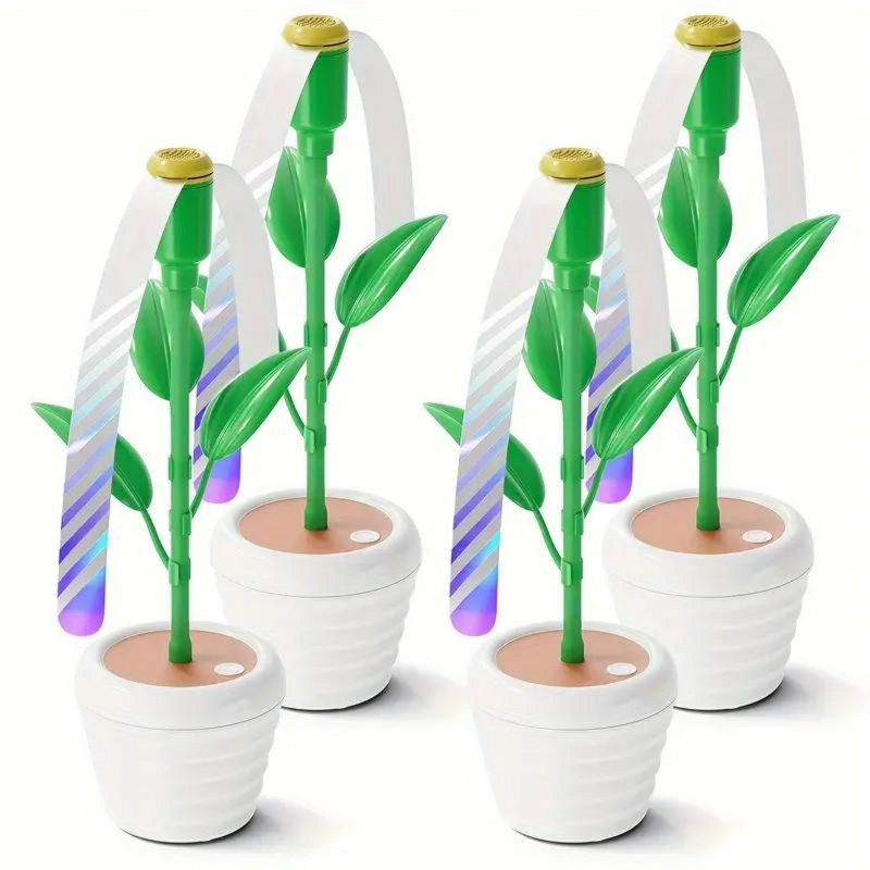 Flowerpot-Style Fly Repellent Fans for Outdoor Dining