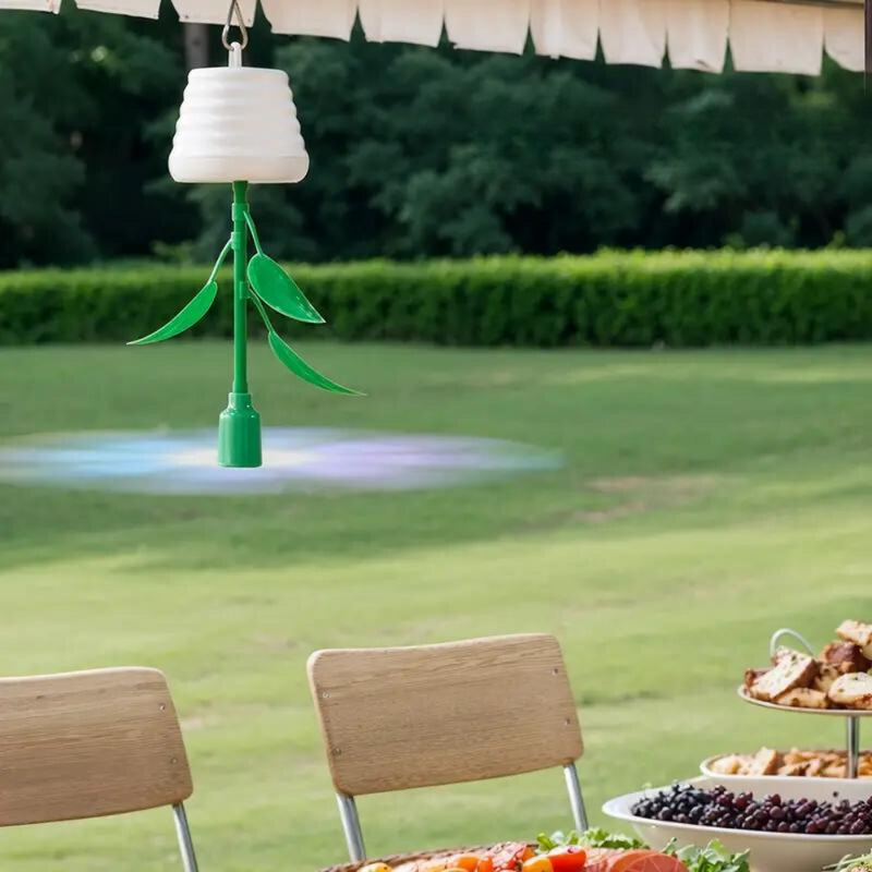 Flowerpot-Style Fly Repellent Fans for Outdoor Dining