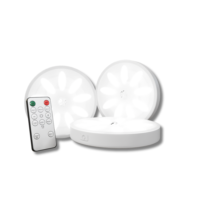 Rechargeable LED Spotlights with Motion Sensor and Dimming