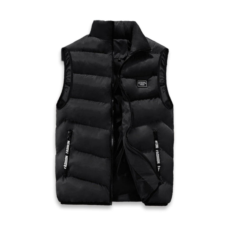 Men's Quilted Bodywarmer with Zip and Pockets