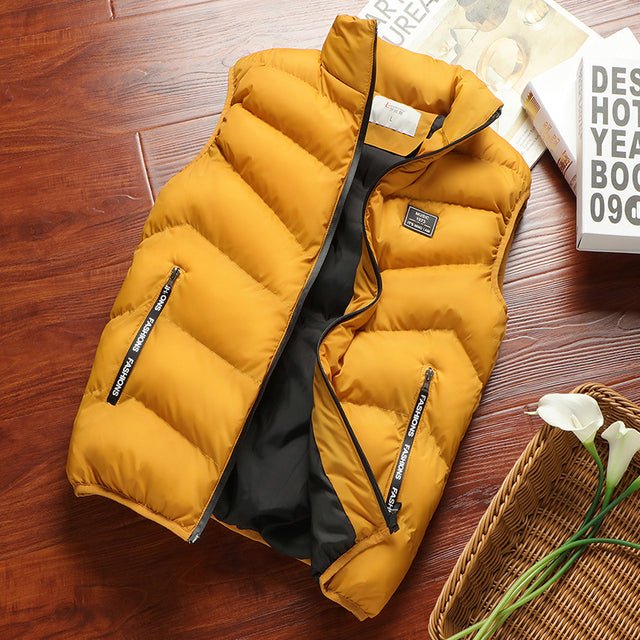 Men's Quilted Bodywarmer with Zip and Pockets