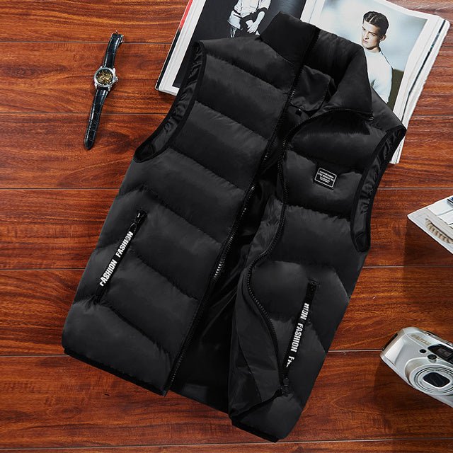 Men's Quilted Bodywarmer with Zip and Pockets