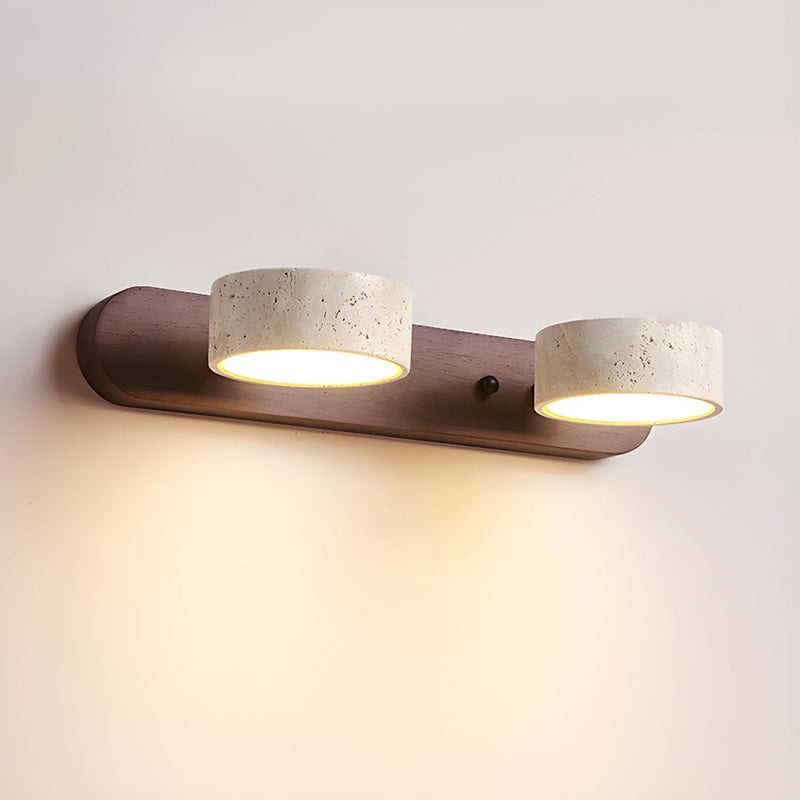 LED Travertine Wall Light with Integrated Lighting for Modern Interiors