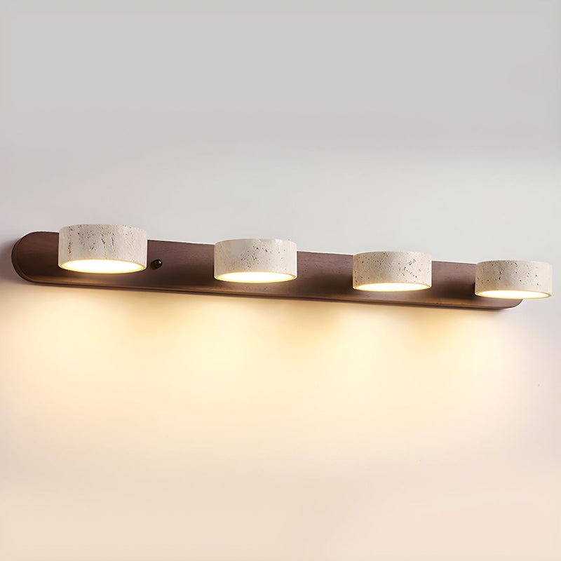 LED Travertine Wall Light with Integrated Lighting for Modern Interiors