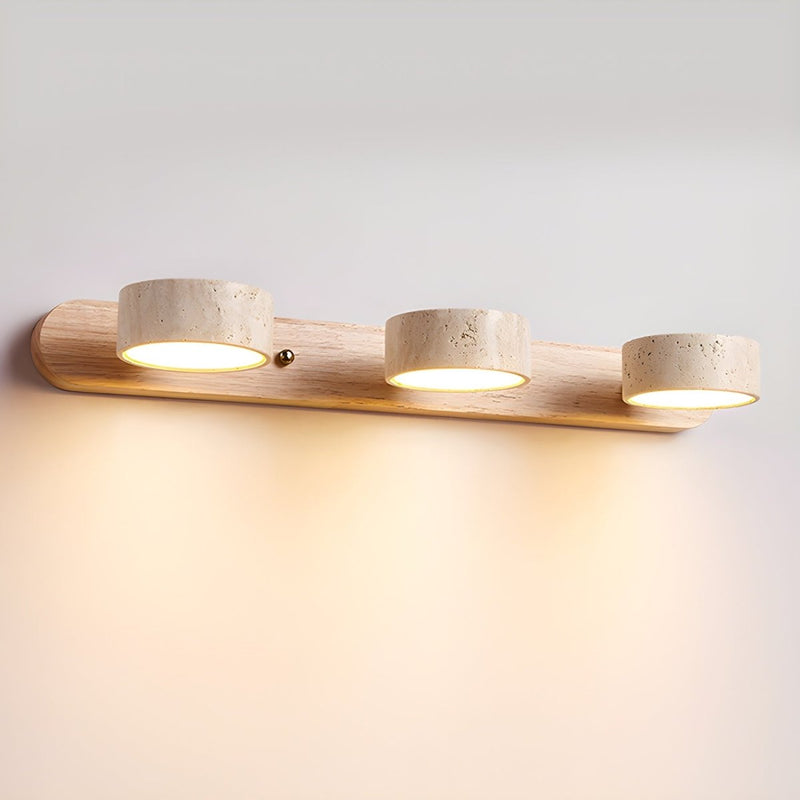 LED Travertine Wall Light with Integrated Lighting for Modern Interiors