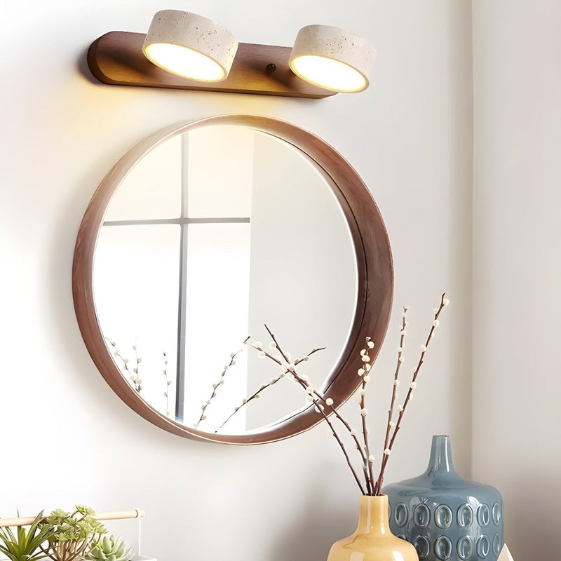 LED Travertine Wall Light with Integrated Lighting for Modern Interiors