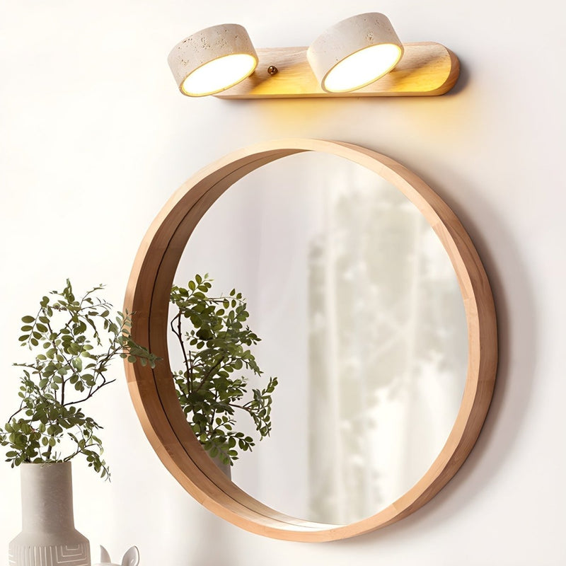 LED Travertine Wall Light with Integrated Lighting for Modern Interiors
