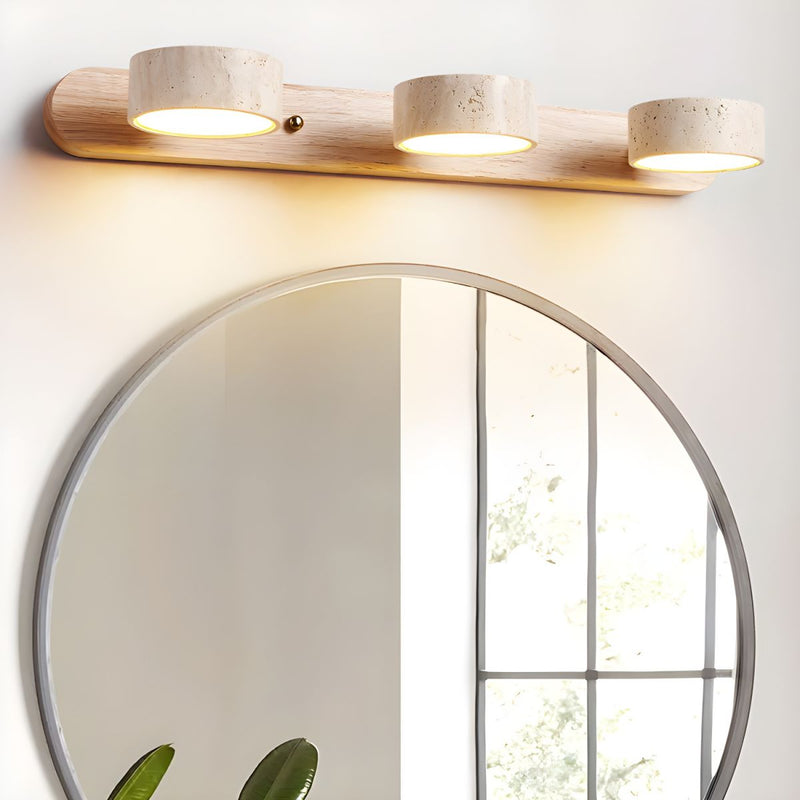 LED Travertine Wall Light with Integrated Lighting for Modern Interiors