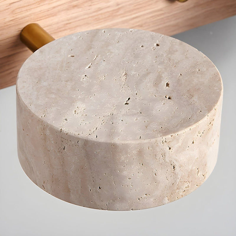 LED Travertine Wall Light with Integrated Lighting for Modern Interiors