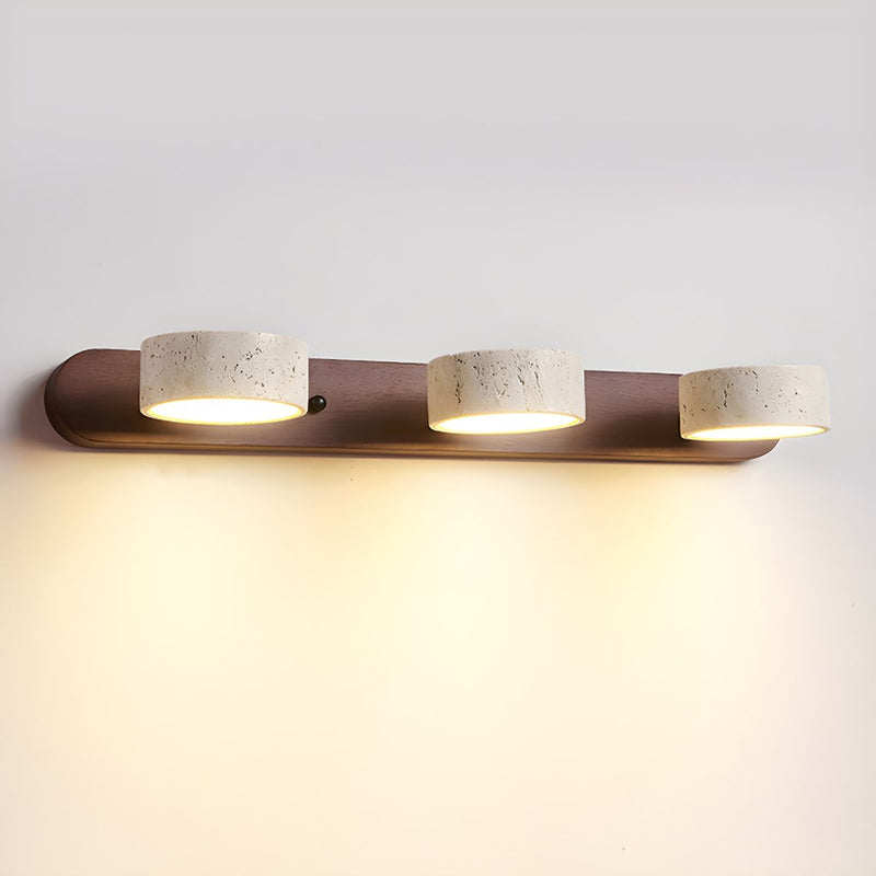 LED Travertine Wall Light with Integrated Lighting for Modern Interiors