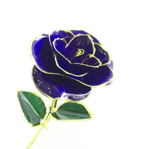24K Gold-Plated Preserved Real Rose Keepsake