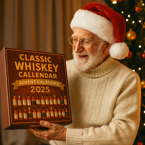 Advent Calendar with Beverage-Themed Acrylic Decorative Ornaments