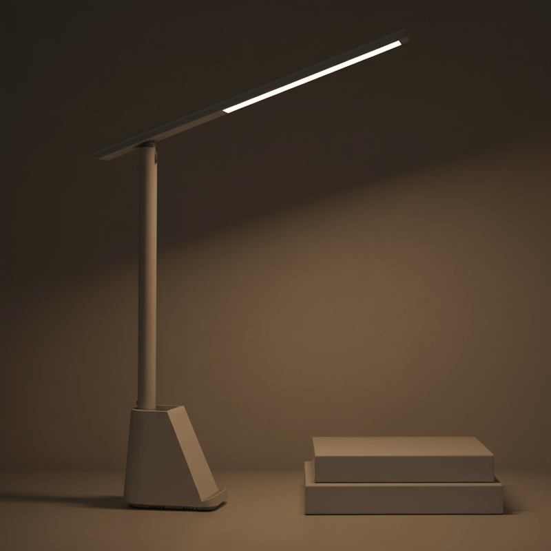 Foldable LED Desk Lamp with Dimmable USB-Powered Lighting