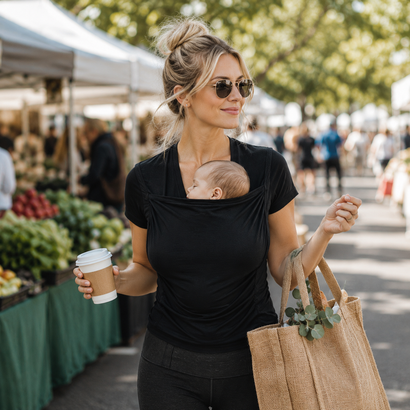 BONDWEAR – Innovative Babywearing Shirt for Hands-Free Parenting & Nursing