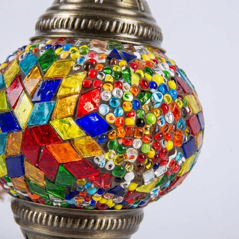 Zafira Handmade Mosaic Globe Table Lamp