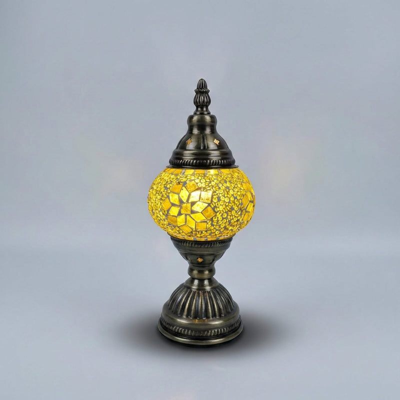 Zafira Handmade Mosaic Globe Table Lamp