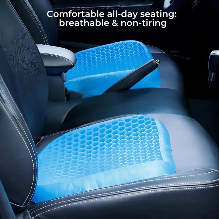 Orthopaedic Gel Seat Cushion with Honeycomb Design for Everyday Comfort