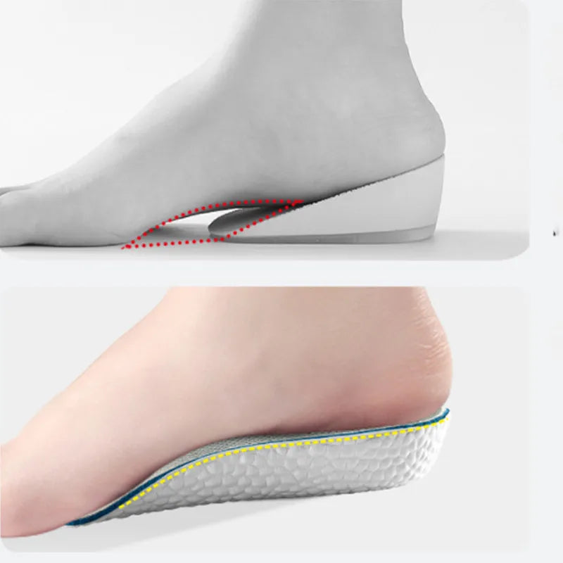 Orthopaedic Height-Increasing Insoles with Arch Support for Everyday Comfort
